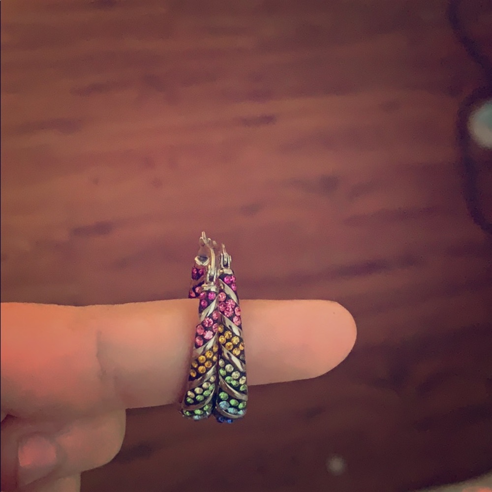 Silver earrings
